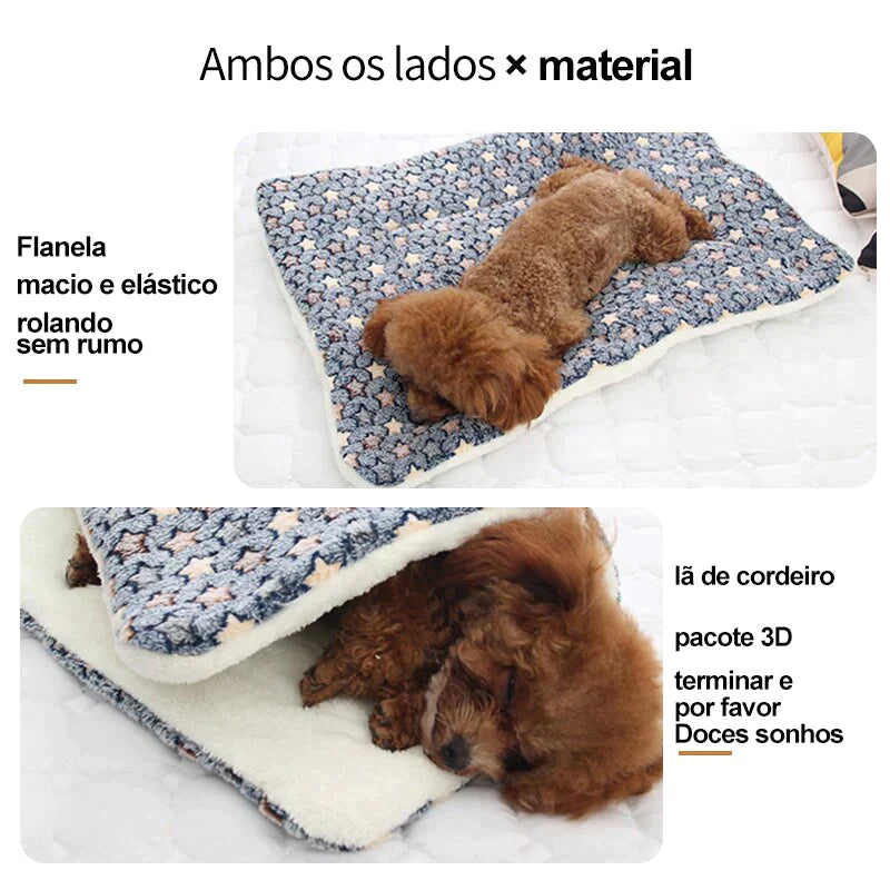 Cobertor peludo - serve como caminha para seu pet - Club Mimos